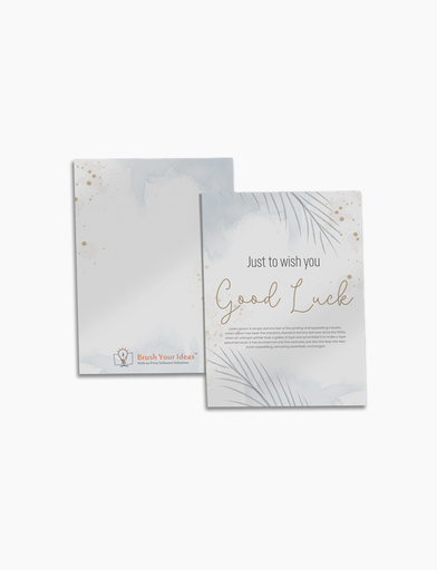 [Good Luck Greeting Card] Good Luck Greeting Card