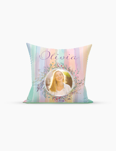 [Personalized Rainbow Pillow] Personalized Rainbow Pillow