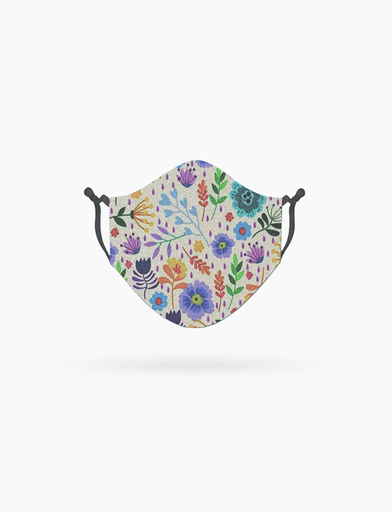 [flower print face mask] Flower Print Face Mask