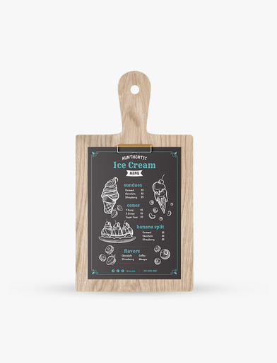 [Ice Cream Menu Card] Ice Cream Menu Card