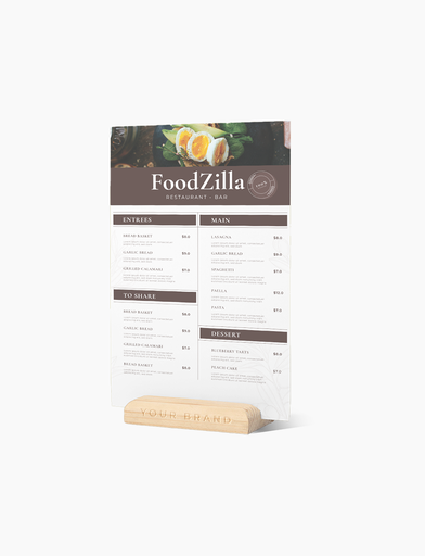 [Cafe Menu Card] Cafe Menu Card